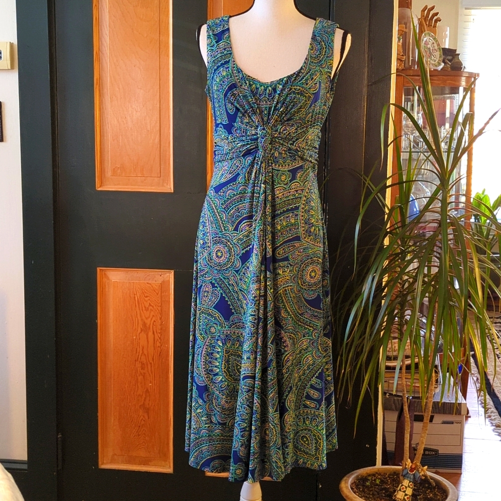 Jones New York Paisley Dress Size 10